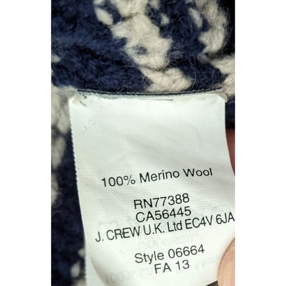 Madewell Stitchstripe 100% Merino Wool Cardigan Sweater Size Small - Picture 4 of 7